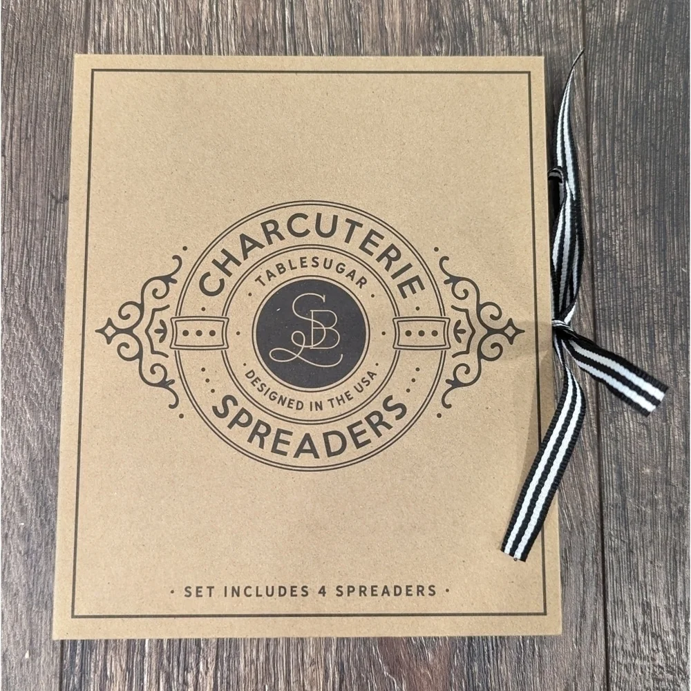 NWOT Tablesugar Brand Charcuterie Spreaders Gift Box
